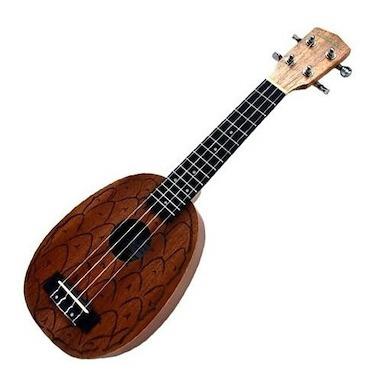 Ukelele 21 Pulgadas Sapele Diseño Tipo Piña Ashland Bs-40p