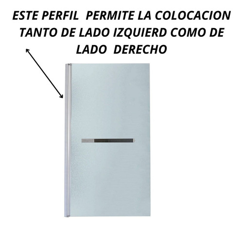 Imagen 2 de 10 de Mampara Rebatible 1.40 X 90 Recta P/ Bañera Esmerilada Gloa