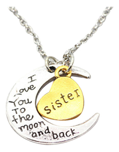 Collar En Forma De P Con Colgante Grabado «i You To The And