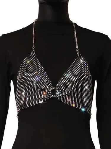Popular Collar De Pecho Sexy Y Accesorio Con Diamante Brilla