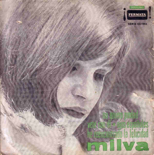 Milva No Quiero Piedad Vinilo Cuatro Canciones Ep Pvl