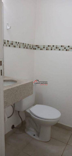 Imagem 10 de 22 de Apartamento Com 3 Dormitórios Em Frente À Praia Andar Alto, Sala Ampla Toda Envidraçada Para Locação Ou Venda - Ap3190