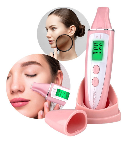 Detector Skin Oil Probador Humedad Facial Piel Monitor Spa