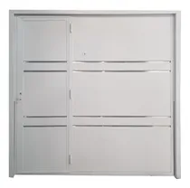 Comprar Portón Levadizo Manual De 2.55x2.05 Con Puerta Lateral Ch20