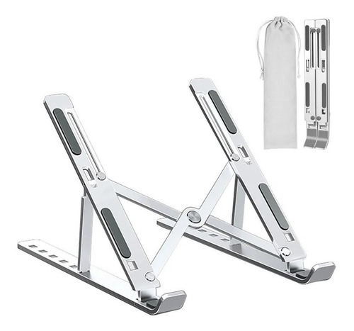 Suporte De Notebook Articulado Dobrável Ergonomico Em Alumínio Portátil Facility Shops