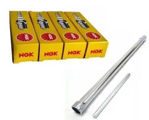 VAKUEN7Pセット Jogo Vela Ngk + Chave Vela Zx 1.8 8v (xu7jp) Gas. Zx 2.0 16v