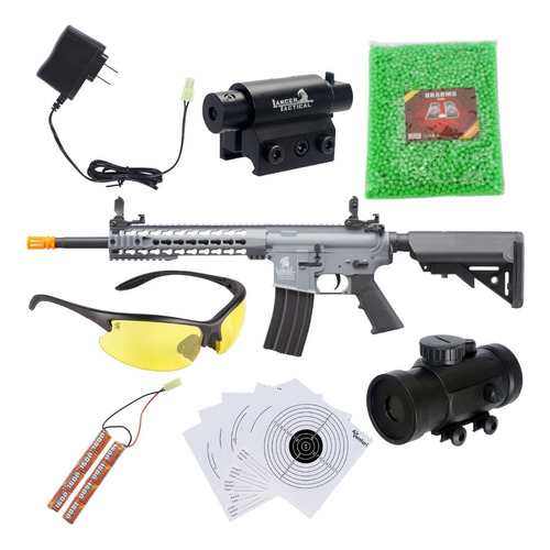 Rifle Aeg Lt Gen2 10 Keymod M4 Gris 6mm Kit Xchwsc