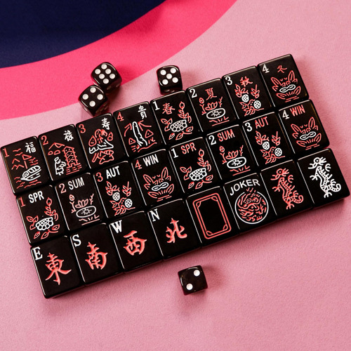 Conjunto De Juegos De Azulhome American Mahjong, 166 (12),