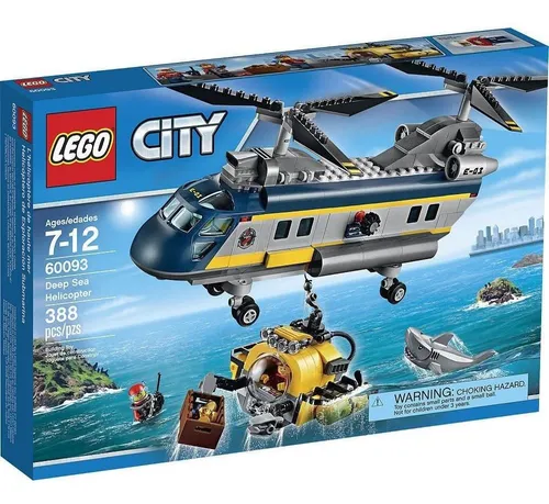 Lego City Deep Sea Helicopter Explorers 60093 MercadoLibre