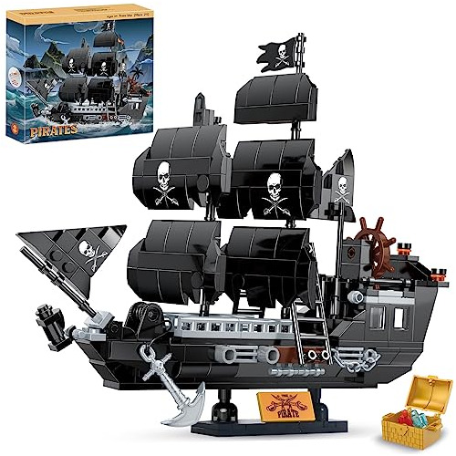 Brick Story Pirate Ship Building Sets Pirates Model Kits 298