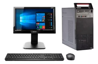 Desktop + Monitor Lenovo Core I3 Ram 4gb Ssd 240gb Promoção