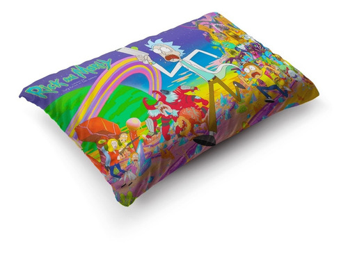 Imagen 3 de 5 de Funda De Almohada Rick & Morty 70x45cm Vudú Love
