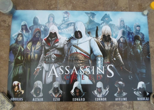 Assassins Creed 01  Poster Fisico Video Juego