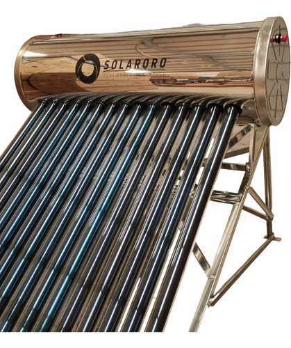 Calentador Solar Baja 15 Tubos Premium Inox 7 Años Garantia