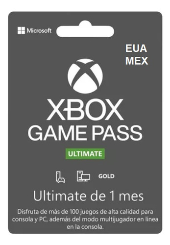 Xbox Game Pass Ultimate 1 Mes Eua/mex