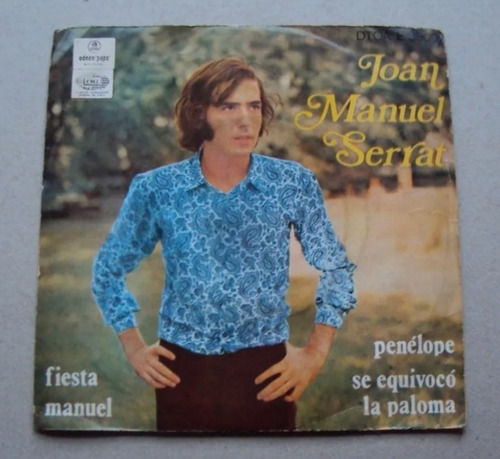 Qd Lote 5 Discos Simples - Joan Manuel Serrat (Usado)