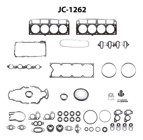 Juntas Motor Completa Chevrolet Ssr 2003-2004 5.3v Tfvictor