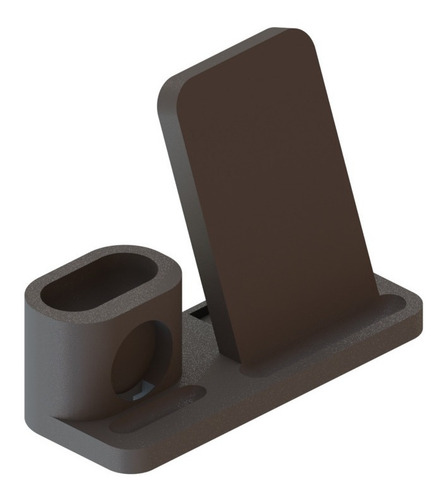 Dock De Mesa Para iPhone X/xs + AirPods + Apple Watch Cor Branco