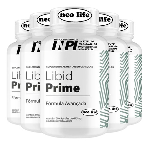 3x Libid Prime 60 Caps Original- Envio Rápido - Loja Oficial Fórmula Avançada
