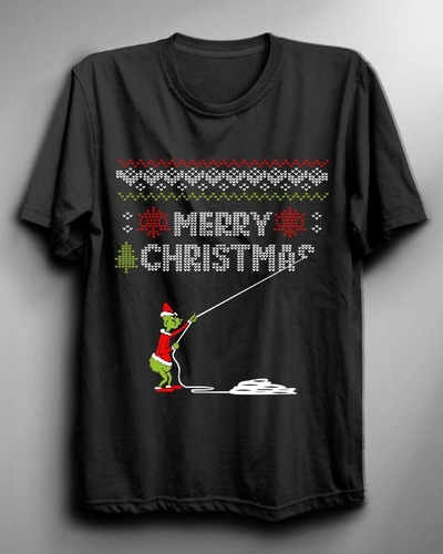 Polera De Mujer De The Grinch - Merry Christmas