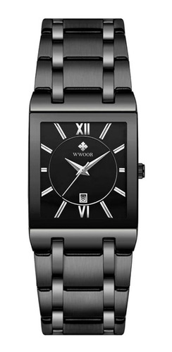 Reloj De Lujo Para Caballero Moda Pulsera Negro Análogo  