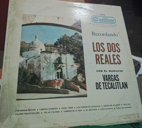 Mariachi Vargas De Tecalitlan/ Recordando/ Vynil/ Seminuevo 