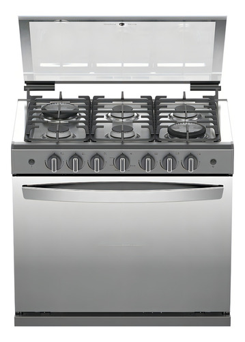 Estufa Empotrable A Gas Acros 30 Tittanio Abr7140g Color Gris Titanio
