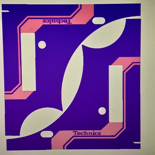 Super Kit Adesivos P/ 2 Toca-discos Technics Mk2 Mk5 C/ Logo