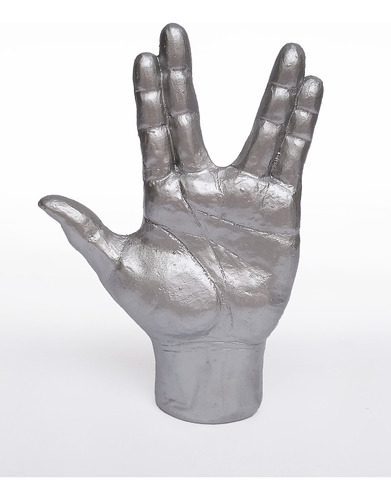 Escultura Mão Spock Vida Longa E Próspera - 5 Cores - Resina