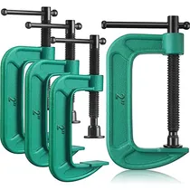 Comprar Juego De 4 Abrazaderas C De 2 Pulgadas, Abrazaderas Pes...