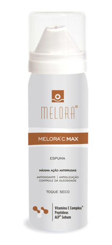 Melora C Max Espuma Antirrugas Com Vitamina C Complex