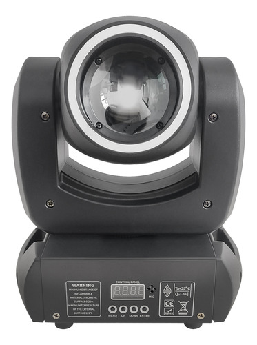 6x Mini Moving Head Beam 100w Led + Cores Prisma + Fita Led