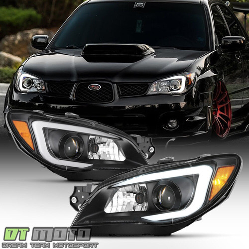 Par Faros Negro Led Drl Subaru Impreza Wrx 2007 2.5l