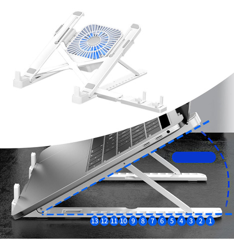 Soporte Para Computadora Portátil Con Ventilador De