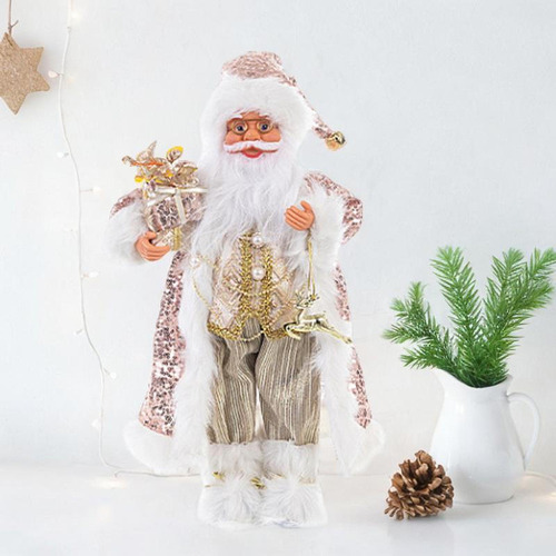 / Figura De Papá Noel, Decoración Navideña
