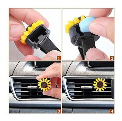 Imagen 4 de 7 de Accesorios De Girasol Boao Para Cubierta De Volante De Giras
