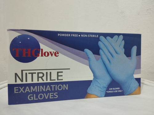 Guantes De Nitrilo Azul Talla S