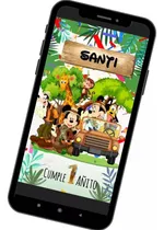 Comprar Video Invitación Mickey Safari Invitación Animada Mickey