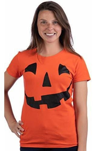 Jack O 'lantern Pumpkin Camiseta Para Mujer - Camiseta Diver