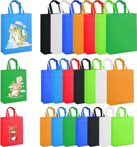 Chengbai Tote 24 Pcs Diy Reusable Tote Bags Bulk Non Woven B