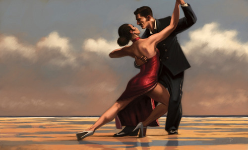 Cuadros Modernos Bailando Tango Y Otros De J.vettriano 50x70