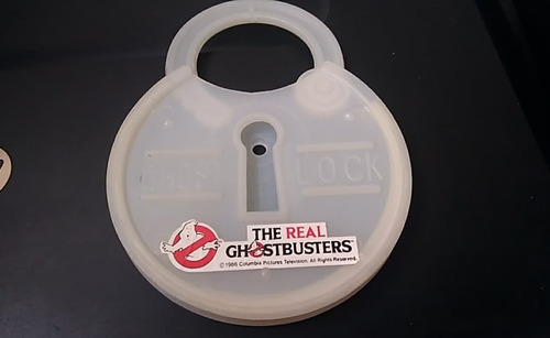 1986 Ja-ru The Real Ghostbusters Glow In The Dark Ghost Lock