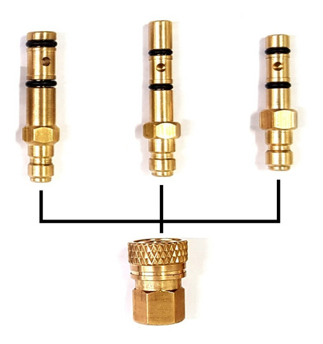 Pico Carga Pcp Acople Foster De Bronce - Modelos