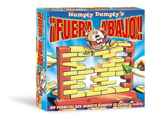 Fuera Abajo Juego De Mesa Didacta - Espacio Regalos