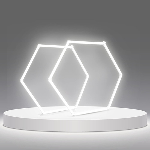 Luz Hexagonal Garaje: Lm Taller Detall Automovil Decoracion