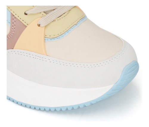 Zapatilla Urbanas De Dama Ocean Pacific Eby-m24 Beige