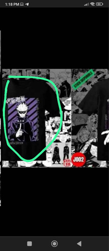 Remeras Jujutzu Kaisen Paraguay M Y S