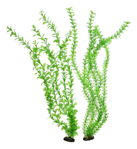 Penn-plax Aqua-plants - Paquete De 2 Plantas De Plastico Par