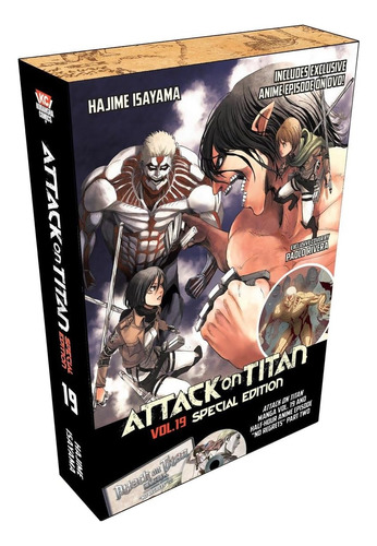 Libro: Attack On Titan 19 Manga Special Edition W/dvd (attac