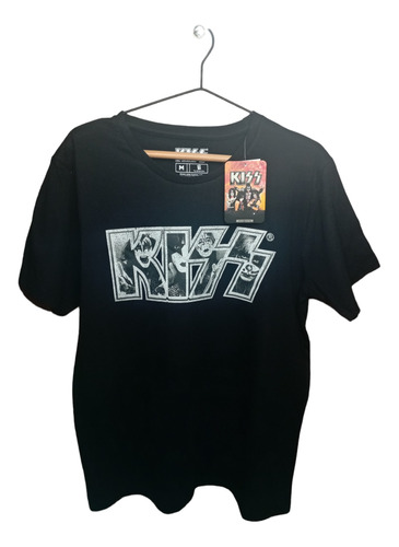 Polera Kiss Original Negra Unisex